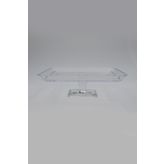 Paşabahçe 950007 Madlen Cam Ayaklı Servis Tabağı 24 Cm