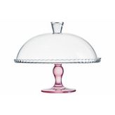 Paşabahçe 95200 Pembe 32 cm Ayaklı Servis Tabağı