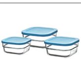 Paşabahçe 97826 3'lü Gourmet Saklama Kabı