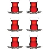 Paşabahçe 98695 Beykoz 12 Parça Çay Seti - Şeffaf - 145 ml