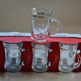 Paşabahçe Başak Keyif Gelin Çiçeği 12 Adet Kulplu Çay Bardağı