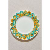Paşabahçe Bubble Art Porselen Pasta Tabağı, Pasta Tabağı, 1 Adet - Çok Renkli