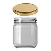 Paşabahçe Cam Kavanoz Gold Kapaklı Bebek Mama 210 cc 6 Adet - 210 ml