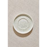 Paşabahçe Geometrik Porselen Çay Tabağı Silver, Çay Tabağı, 1 Adet