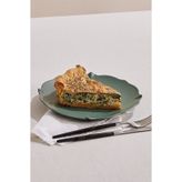 Paşabahçe Gothic Seramik Pasta Tabağı Yeşil