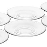 PAŞABAHÇE HEYBELI ÇAY TABAĞI 126 MM 6'LI HEDİYELİK KUTU