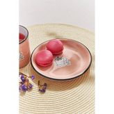Paşabahçe Hisli Şeyler Saksı Tabak Açık Pembe