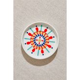Paşabahçe Ikat Porselen Çay Tabağı Turuncu / Bej, Çay Tabağı, 1 Adet