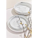 Paşabahçe Marble Porselen Pasta Tabağı Gri, Pasta Tabağı, 1 Adet