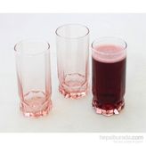 Paşabahçe Meşrubat Bardağı 3Lü Pembe