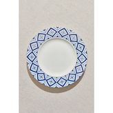 Paşabahçe Nautical Porselen Pasta Tabağı Mavi Beyaz, Pasta Tabağı, 1 Adet