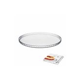 Paşabahçe Patisserie Pasta ve Kek Servis Tabağı, 32 cm, Şeffaf Cam