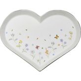 Paşabahçe Petite Fleur Porselen Servis Tabağı Kalp