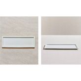 Paşabahçe Porselen Dikdörtgen Servis Tabağı Tekli 27x9 cm