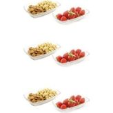 Paşabahçe Tokio Meze Ve Atıştırmalık Tabağı 6' Lı Takım 54673 Fma05215 Şeffaf