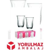 Paşabahçe Yorulmaz Ambalaj Paşabahçe 42191 Optikli Çay Bardak 6'lı * - Şeffaf