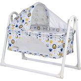 Pasha Baby Comfort Portatif Anne Yanı Sallanır Sepet Beşik - 80 x 50 cm - Açık Mavi