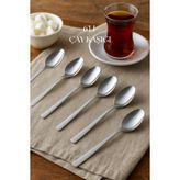 Paslanmaz Çelik 6’lı Çay Kaşığı Seti