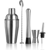 Paslanmaz Çelik Kokteyl Shaker Seti, 5 Parça Bartender Seti 500 cl - 0 - 1 lt