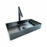 Paslanmaz Çelik Siyah Çanak Lavabo