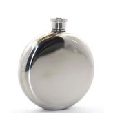 Paslanmaz Çelik Yuvarlak 5 Oz Tekli Matara Alk2676