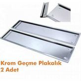 Paslanmaz Krom Plakalik İnce (2Adet)