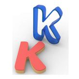Pasta K Harfi Kurabiye Kalıbı