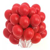Pastel Balon Kırmızı 50 Adet