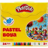 Pastel Boya Çantalı 24 Renk - Çok Renkli