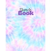 Pastel Tie-Dye Sketchbook: Pastel Artist Notebook with Dot Grid Pages