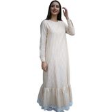 Pastelastore Neva Elbise Kısa Boy - 36 - Bej