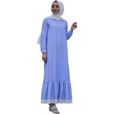 Pastelastore Neva Elbise Uzun Boy - 36 - Koyu Mavi
