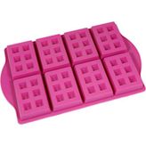Pastry Planet Silikon Waffle Kalıbı - Açık Pembe