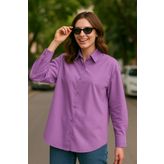 Patika Kadın Oversize Gömlek - Lila