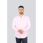 PAUL&SHARK Erkek Normal Kalıp %100 Keten Düz Uzun Kollu Pembe Gömlek -133 25413006CF