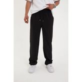 Pavotti Erkek Yazlık Baggy Pantolon Bel Lastikli Paraşüt Kumaş ( !!! Oversize Ürün!!! Geniş Kalıp ) - Siyah - XL