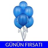 Pazarız 100 Adet Mavi Balon