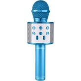 Pazariz Mavi Karaoke Mikrofon Dahili Hoparlörlü WS-858 USB Flash Destekli Özellikli