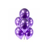 Pazariz Mor Renk Krom Balon 10 Adet