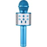 Pazariz WS-858 Karaoke Mikrofon Mavi