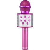 Pazariz WS-858 Pink Bluetooth Karaoke Mikrofon