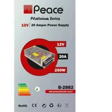 Peace B2882 Metal Adaptör 12V 20A Silver