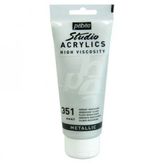Pebeo İridescent Silver 351 100 ml Studio Akrilik Boya