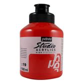 Pebeo Studio 19 Transparent Vermilion 500ml Akrilik Boya
