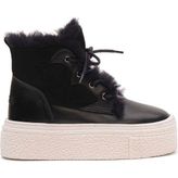 Pegia Yüksek Taban Kadın Sneaker 191351 - Siyah