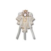 pegu baby collection Shine Seri Ekru Grogren Kurdele Taşlı Yaka Çiçeği Broş Okul,iş,şal,gömlek823