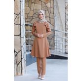 Pelerinli Takım Elbise Mc0034 Taba