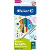 Pelikan 12Li Çift Uçlu Kuru Boya P-700146