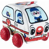 Peluş Ambulans Bebek Oyuncağı Araba - Beyaz