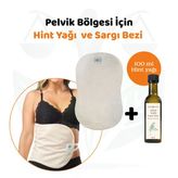 Pelvik Sargı Bezi + 100 Ml Hint Yağı (Hexansız)